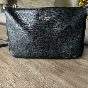 Kate Spade Black Leather Crossbody Bag